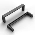 6 Pack 3.75 Inch Matte Black Cabinet Pulls, Kitchen Hardware | Heavy-Duty Solid Zinc, Screws Included, Easy to Install, Durability, Modern, Kitchen Cabinet Pulls for Drawers Dressers - color: Matte Black, size: 3.75"/96MM Hole Center, style: 6 Pack