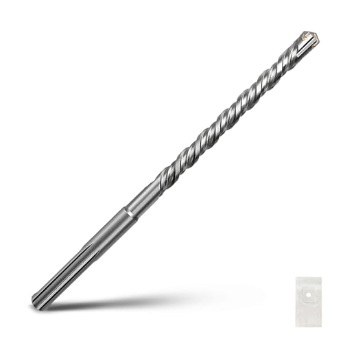 11/16 x 13.4 SDS Max Rotary Hammer Drill Bit, 18x340mm Masonry Drill Bit | Carbide Tip Concrete Drill Bit for Masonry, Brick, Stone, Concrete - size: 18mm ( 11/16 in ) Diameter, style: Length :340mm / 13.4 inch