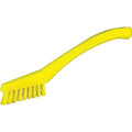 Vikan - 44016 Detail Brush, Multifunctional, Slip-Resistant Cleaning Tool, Extra Stiff Polypropylene & Polyester Bristle, 8 Inch, Yellow - color: Yellow