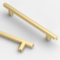 Asidrama 10 Pack 5 Inch(128mm) Brushed Gold Kitchen Cabinet Handles, Cabinet Pulls Kitchen Cabinet Hardware for Cupboard Drawer Pulls - color: Brushed Gold, size: 5" Hole Center, style: 10 Pack