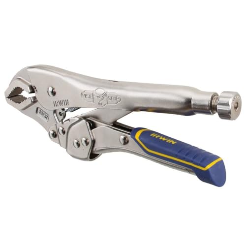 IRWIN VISE-GRIP Locking Pliers, 10-Inch Fast Release Curved Jaw (IRHT82573) - style: NEW
