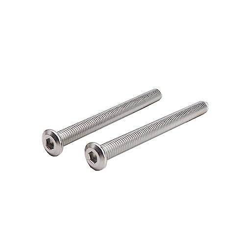 6pcs M8 x 120mm Rivet Countersunk Socket Cap Allen Head Bolts Screws Connecting for Furniture, 304 Stainless Steel - size: 6pcs M8 x 120mm