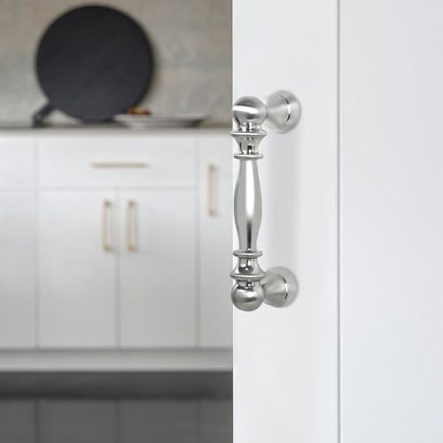 10 Pack 3 Inch(76mm) Kitchen Cabinet Handles Brushed Satin Nickel Cabinet Pulls Zinc Alloy Drawer Pulls Solid Kitchen Hardware - color: Brushed Satin Nickel, size: 3'' Hole Center(76mm)