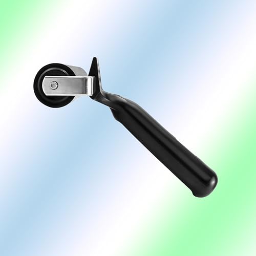 7.9in Rubber Roller, Tape Roller for Print, Tape, Wallpapers, Scrapbooks，Silicone Seam Roller Tool for PVC/TPO/EPDM Ply Roofing Tape，Wallpaper etc.