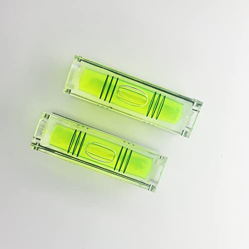 GEONASSUR 52mm Magnetic Mini Bubble Levels, 2 Pack