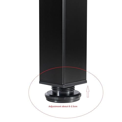 32 Inch Metal Table Legs,Heavy Duty Desk Legs,Black Set of 4. - size: 32"