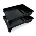 PD 9 Inch Paint Roller Tray, 2-Pack, Deep Pocket, Black Plastic - color: Tray (Black) – 2 Pack, size: 9-inch