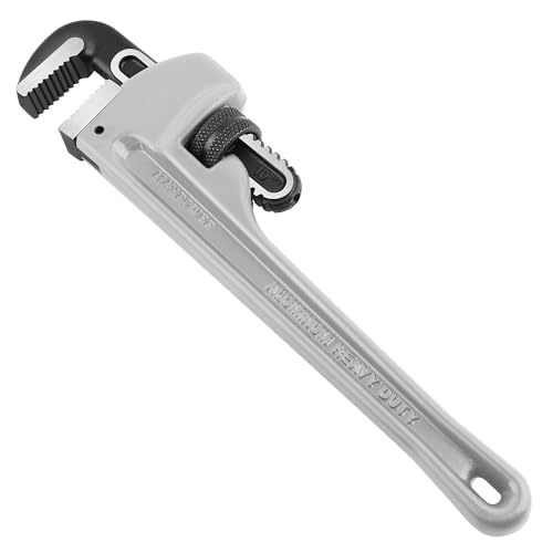 MAXPOWER 10 inch Straight Pipe Wrench, 1 inch Jaw Capacity - size: 10-inch, style: Straight Pipe Wrench
