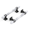10 Pack 5 Inch White Marble Cabinet Pulls, Black Cabinet Handles Marble Grain and Black Pulls, Kitchen Cabinet Handles Square Dresser Drawer Pulls Kitchen Hardware - color: White Marble & Black, size: 5 inch (128mm) Hole Center Pull