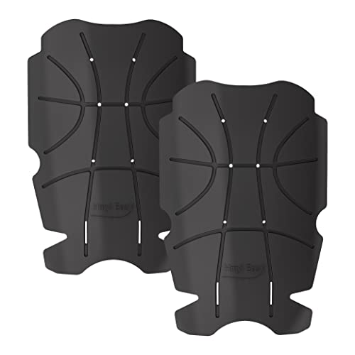 Knee Pad Inserts for Work Pants/Bibs, Uniforms, and Tactical Pants, Breathable Knee Pads Inserts for Construction, Flooring, Gardening and Garage, Black, 11.5''×7.9''×0.45'' 1 Pair - size: 1 pair 11.5''×7.9''×0.45''