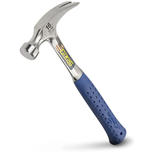 ESTWING Rip Hammer, 16oz Smooth Face, Shock Reduction Grip, E3-16S - size: 16 oz (Ounces)