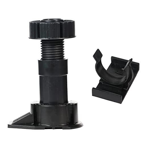 4-Pack Adjustable Cabinet Leveling Legs, 3.1"-4.3" Height, 330 lb Capacity - size: 4 Pieces