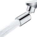 Hibbent NSF/ANSI/CAN 61 & cUPC Certified 2-Flow Aerator, Chrome - color: Chrome, style: Upgraded 360 Degree Faucet Aerator