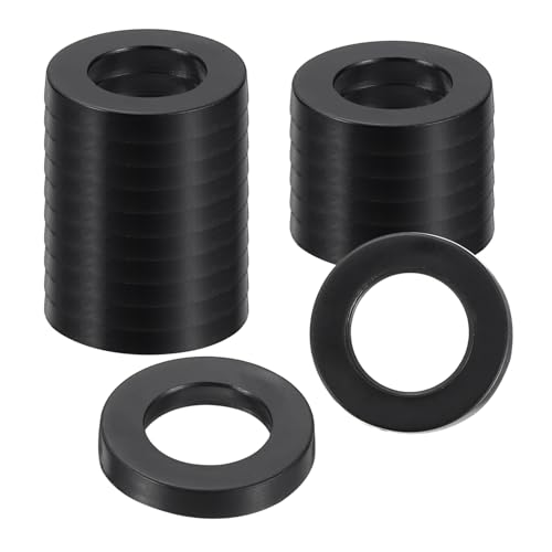 uxcell 18Pcs Rubber Washers, 5/8 OD x 3/8 ID x 0.1" Thickness Flat Washers for Bolts Spacers, Shower Head, Plumbing, Hose Connecting - size: 5/8 OD x 3/8 ID x 0.1"
