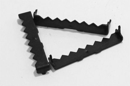 20-Pack - Pro Quality Large Steel 1-3/4" No Nail Sawtooth Picture Hangers - Black Oxide