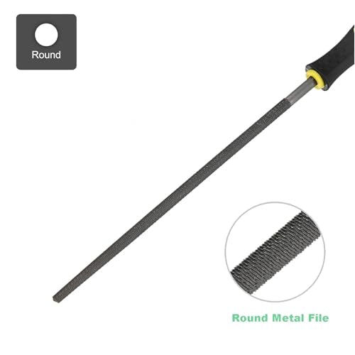 Metal File Set, 5-Piece, 10-inch,High Carbon Steel File,Work for Metal, Wood,Plastic - size: 10 inch Metal File