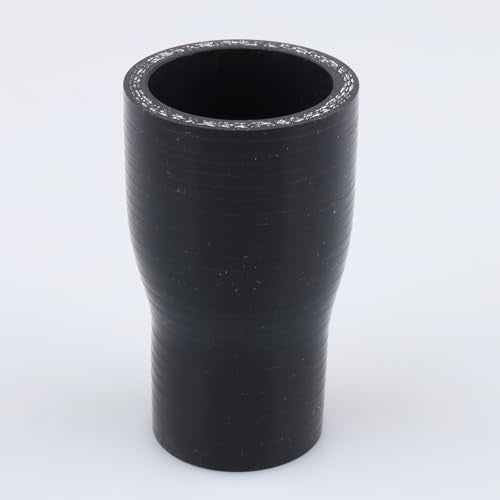AC PERFORMANCE ID 1.35" to 1" Straight Silicone Hose Reducer Black - color: Black, size: ID 1.35" to 1" (35mm to 25mm)