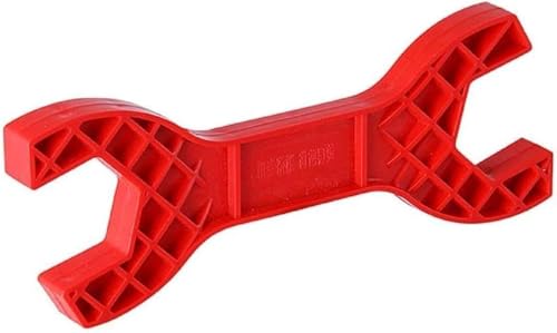 1Pc Red Multifunctional Double Head Shower Wrench Plastic Made Lightweight Bathroom Wrenches for Faucet Shower Wrench Tool,Adjustable Wrenches,Small in Size,Tools and Home Improvement,Hand Tools