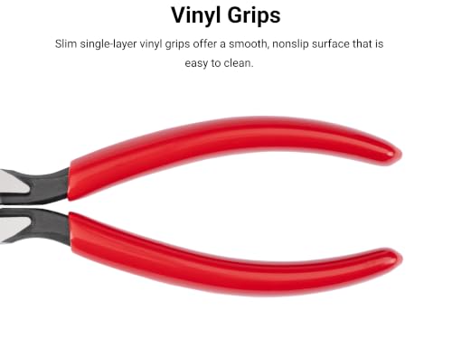 TEKTON 6 Inch 70-Degree Bent Smooth Jaw Long Nose Pliers | PGF15406 - color: Smooth Jaw, size: 6 Inch 70-Degree Bent