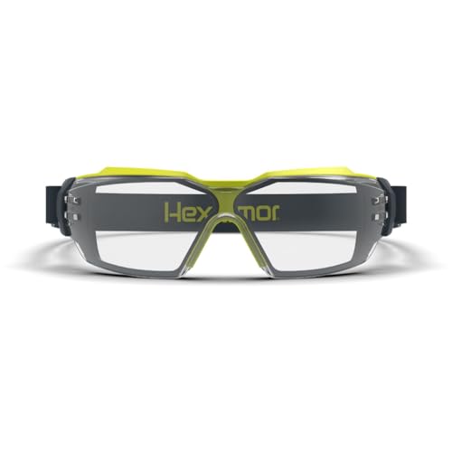 HexArmor MX350 Clear Anti Fog Eyewear with Cloth Strap - color: Clear / Trushields / Cloth Strap