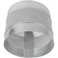 Repa Market 8" Inch Flexible Male Fit Duct Connector – Galvanized Steel Round Pipe Extender for Spiral Ducts – Vibration & Noise Reduction Coupler for HVAC Systems, Exhaust, and Dryer Vent Connections - size: 8" Inch