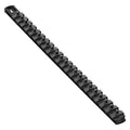 Ernst Manufacturing 18-Inch Magnetic Socket Organizer with 22 1/4-Inch Twist Lock Clips, Black (8420M-Black-1/4) - color: Black, size: 1/4-Inch Twist Clips, style: 18-Inch