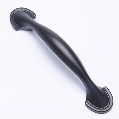 30 Pack 3 Inch (76mm) Hole Center Cabinet Handles Matte Black Cabinet Pulls, Kitchen Cabinet Handles Stainless Steel Black Kitchen Handles for Cabinets and Drawers