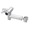 NearMoon Solid Brass Shower Arm Diverter with Handheld Mount, G1/2 3-Way Diverter Valve with Holder Bathroom Universal System Replacement Part for Hand and Fixed Shower Head (Chrome Finish) - color: Chrome Finish