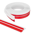 Elvone T-Shaped Weather Stripping Seal, White Silicone, 1.97 in x 20 ft - color: White, size: 20FTX1.97IN