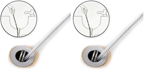 Alink Sink Drain Overflow Cleaning Brush, Household Sewer Hair Catcher (Pack of 2) - size: 1 Count (Pack of 2)
