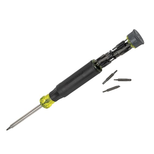 Klein Tools 32328 Precision Screwdriver, 27-in-1 Multi-Bit Screwdriver, Bits for Apple Product Repair, Rare-Earth Magnet, Electronic Repair - size: 27-in-1 Precision Driver