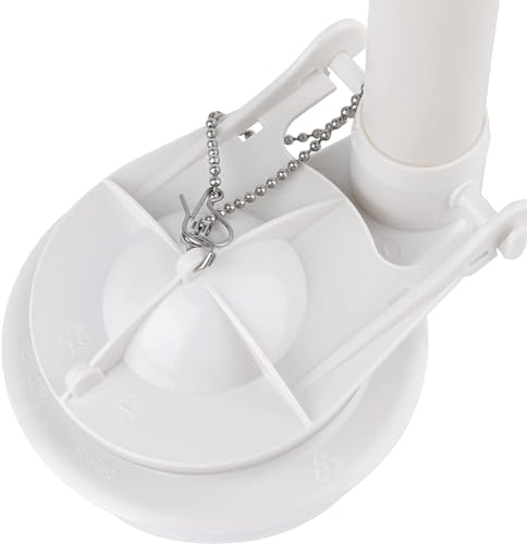 One Piece 3-Inch Toilet Flush Valve Repair Kit for Toilets with Flapper and Chain - Easy to Install