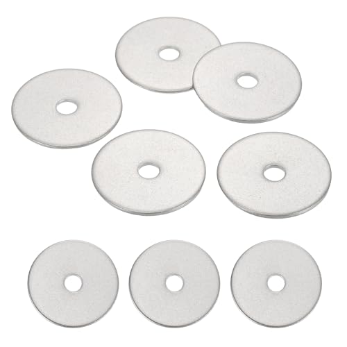 MECCANIXITY 5 Pcs M5 Stainless Steel Flat Washers Round Assortment Parts Spacers Assorted for Screws, Bolts, Plumbing, Automotive, Electrical 5.5mm ID 30mm OD 1.5mm Thick - size: M5, 5.5mm ID 30mm OD 1.5mm Thick