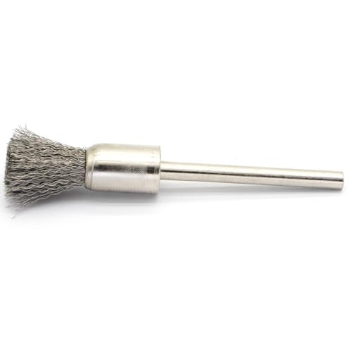 20PCS Wire Brushes - Metal Rust Removal, Polishing, Cleaning - 8mm Diameter, 3mm Shaft - Removes Burrs, Dust, and Oxide Layer - Handles Rough Surfaces - Designed for Industrial and DIY Enthusiasts - style: Wire Brush 3*8mm 20PCS