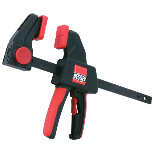 BESSEY EHK SERIES - 100 lb Clamping Force - 06 in - EHKM06 Trigger Clamp Set - 2.375 in. Throat Depth - Wood Clamps, Tools, & Equipment for Woodworking, Carpentry, Home Improvement, DIY - size: 6 in., style: 100 lb force