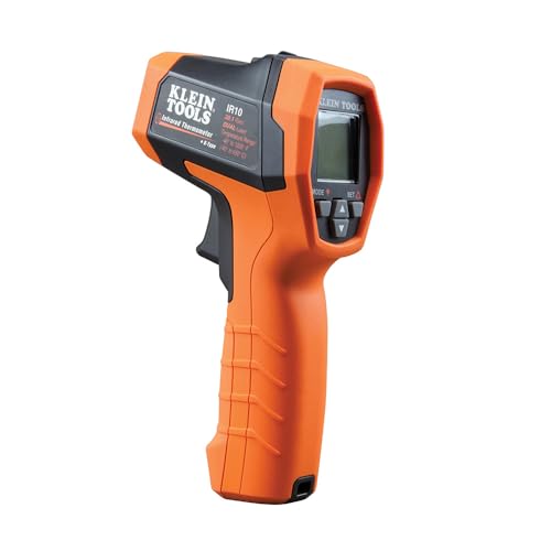 Klein Tools IR10 Infrared Thermometer, Digital Thermometer Gun with Dual Targeting Laser, 20:1