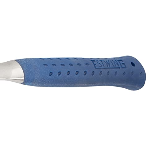 ESTWING Framing Hammer - 28 oz USA Made Long Handle Straight Rip Claw Hammer with Milled Face & Shock Reduction Grip - E3-28SM - size: 28 oz, style: Milled Face