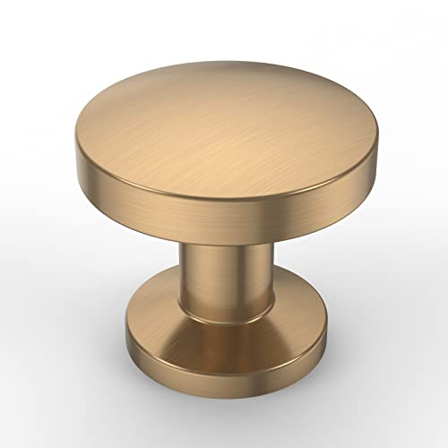 Asidrama 10 Pack Champagne Bronze Kitchen Cabinet Knobs Dresser Knob Drawer Knobs Cabinet Hardware Zinc Knob for Dresser Drawers - color: Champagne Bronze, style: 10 Pack