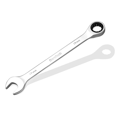 DURATECH 17mm Ratcheting Combination Wrench, Metric - size: 17.0mm