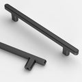 Asidrama 10 Pack 5 Inch(128mm) Matte Black Kitchen Cabinet Handles, Cabinet Pulls Kitchen Cabinet Hardware for Cupboard Drawer Pulls - color: Matte Black, size: 5" Hole Center, style: 10 Pack