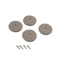 Shepherd Hardware 9454 2-1/2-Inch Round, Adhesive Slide Glide Furniture Sliders, 4-Pack, Beige - size: 2.5 inch