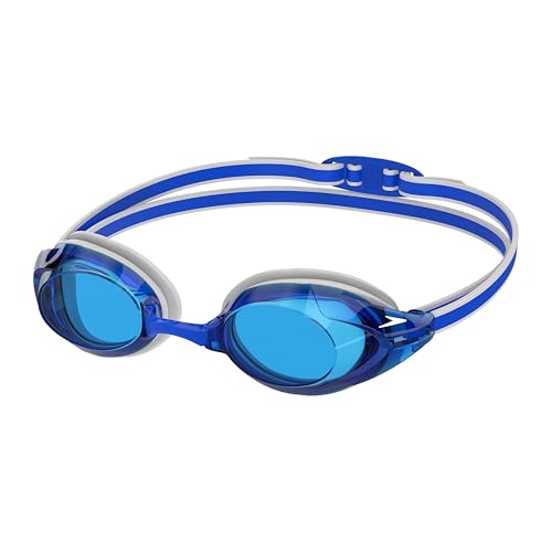 Speedo unisex-adult Swim Goggles Vanquisher - color: 3.0 Blue