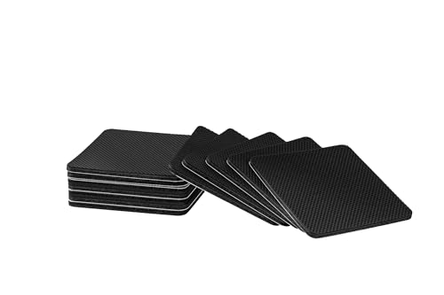 Furnigear Non Slip Furniture Pads - Self Adhesive Rubber Anti Skid Pads Grippers Rubber Chair Feet Furniture Pads for Hardwood Floors -Protectors for Furniture Table Legs Anti Slip 12 Pcs 3" Square - size: 3" Square 12pcs