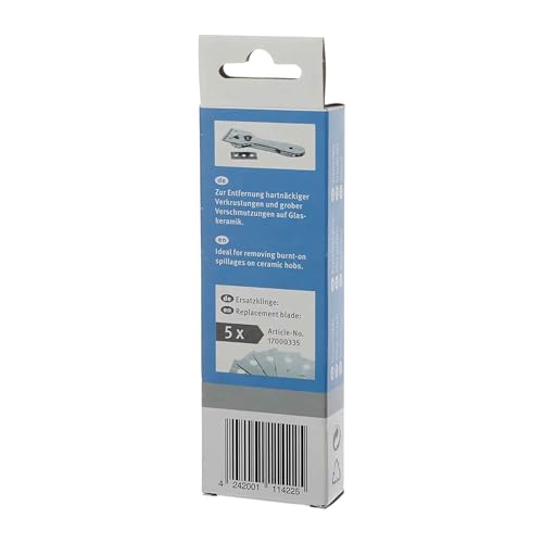Bosch 17000334 Cooktop Glass Scraper for Induction + Electric Cooktops