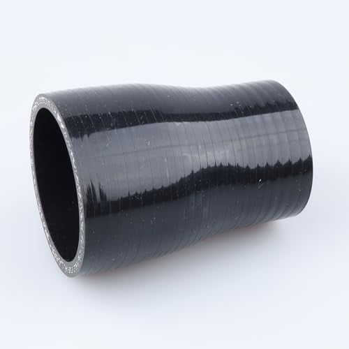 AC PERFORMANCE ID 1-7/8" to 1.5" Straight Silicone Hose Reducer Black - color: Black, size: ID 1-7/8" to 1.5" (48mm to 38mm)