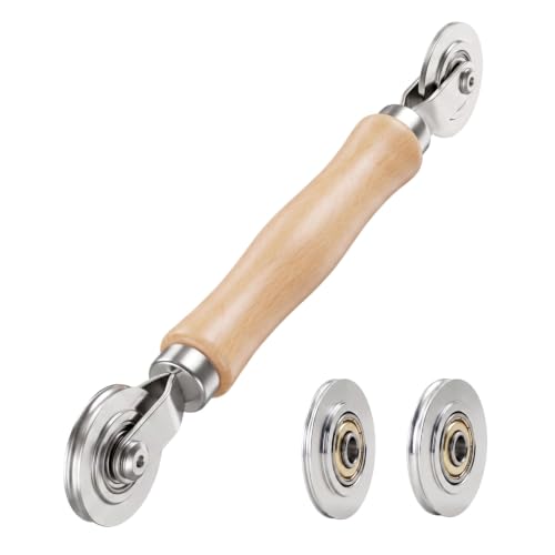 King&Charles Screen Roller Tool,3Replaceable Concave Roller for Window/Door