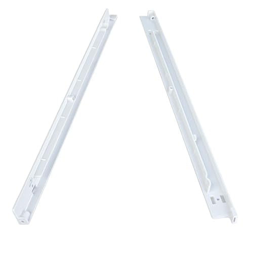 240530601 (Left) & 240530701 (Right) Refrigerator Pan Hanger Support Rail Kit, Drawer Slide Rail Support Compatible with Frigidaire, Kenmore, Electrolux Refrigerator, Replaces# 240460401 240460501