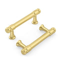 9BUILD 10 Pack 3 Inch Brushed Gold Cabinet Pulls,Kitchen Hardware - color: Brushed Gold, size: 3"/76MM Hole Center