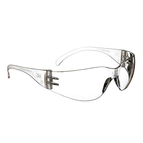 3M Safety Glasses, Virtua, Clear Lens, Clear Frame, ANSI Z87 - size: Pack of 20, style: Anti-fog, Anti-scratch