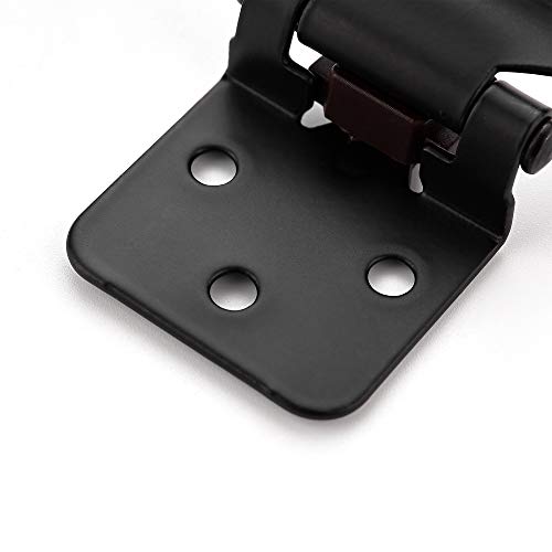 Ravinte Black Kitchen Cabinet Hinges, 1/2 Inch Overlay, 50 Pack - size: 1/2 inch Overlay